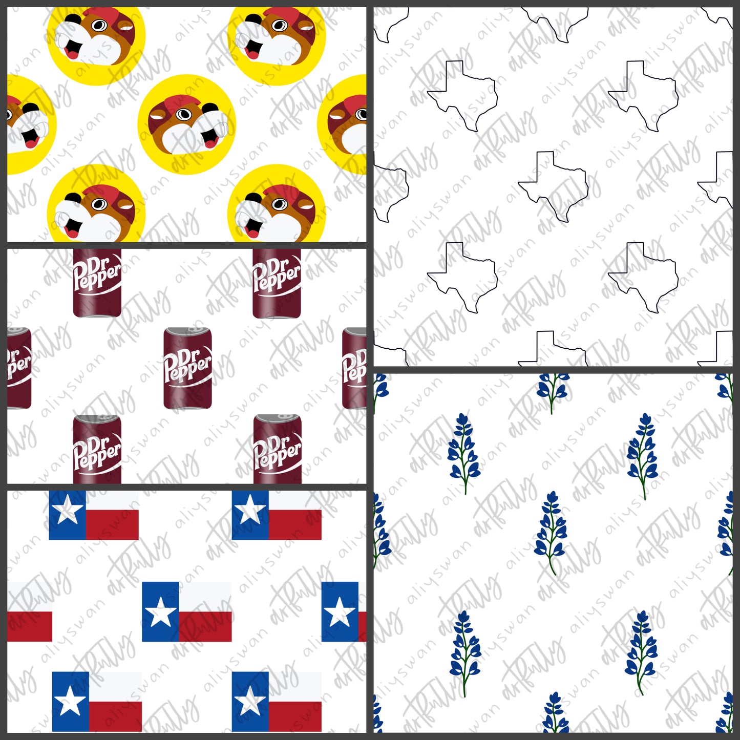 “Teensy” Texas Bundle Seamless Files - MULTIPLE OPTIONS