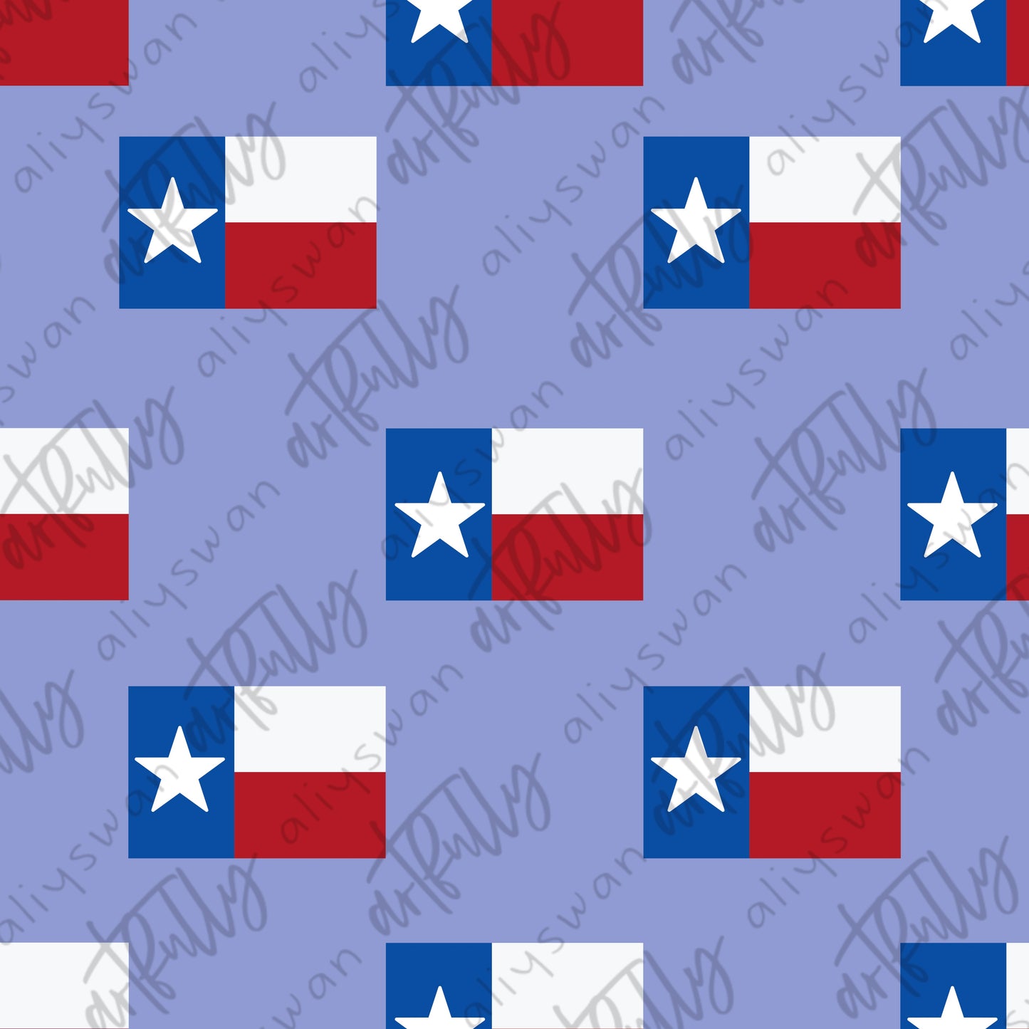 “Teensy” Texas Flag Seamless File - MULTIPLE OPTIONS