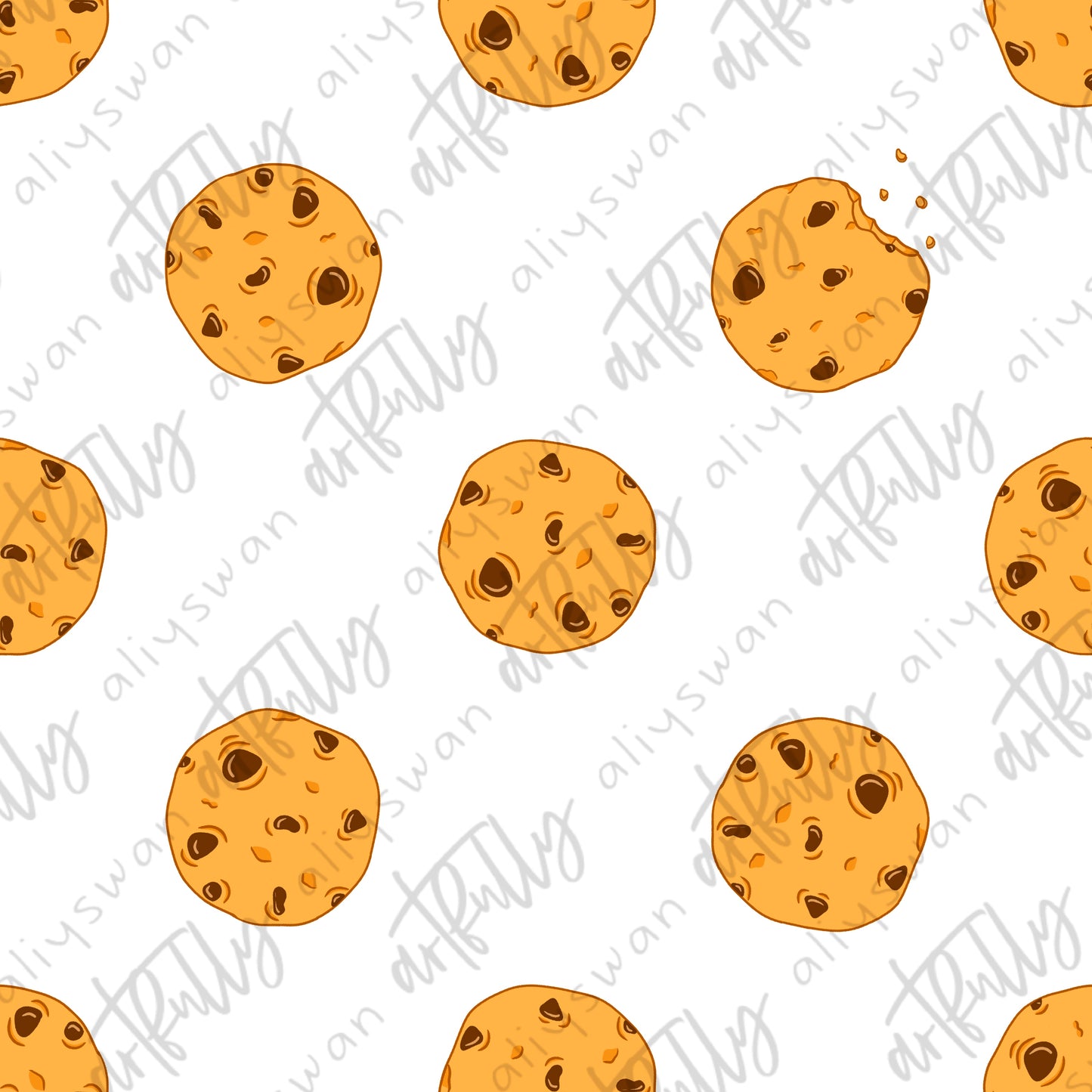 Cookie Delivery Coordinate Seamless File - Cookies