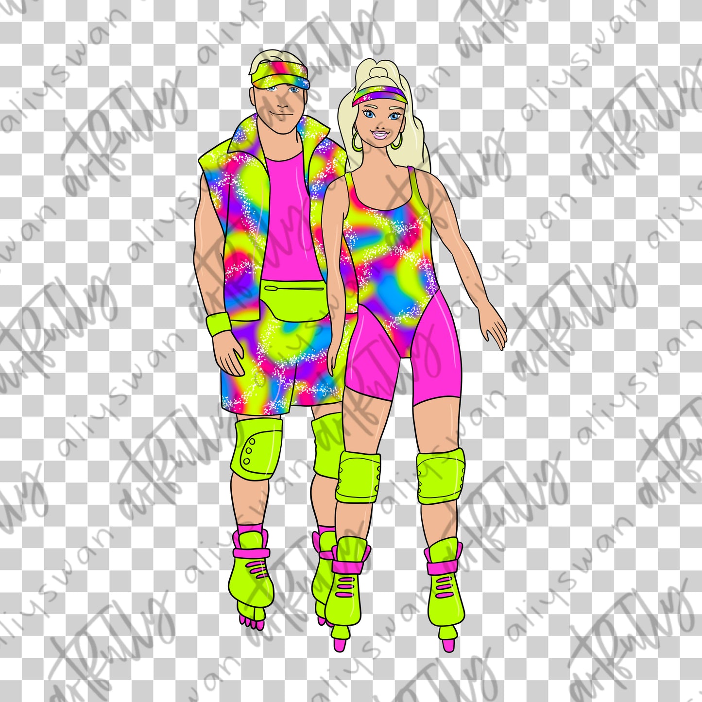 Roller Couple PNG