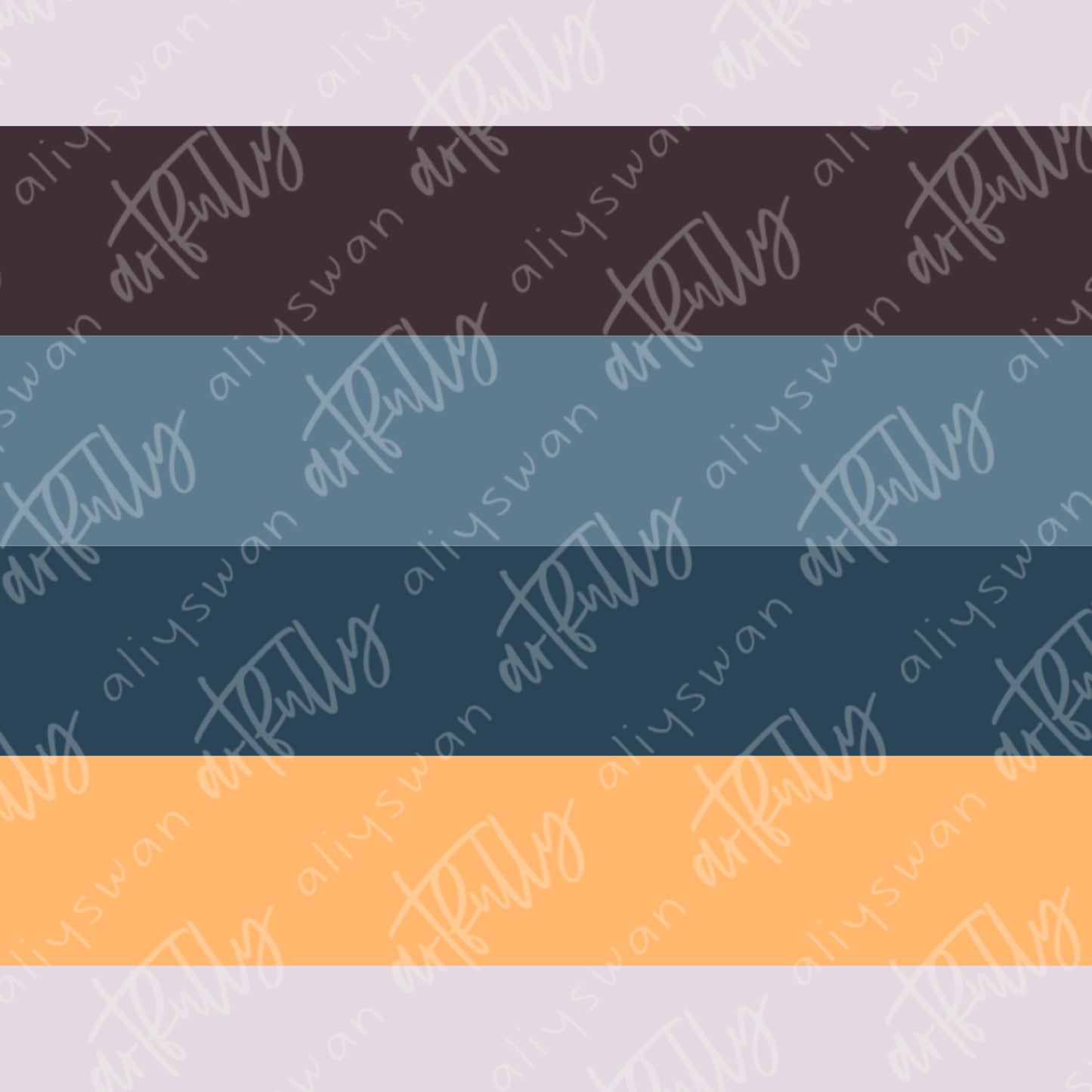 Spooky Babe Coordinate Seamless File - Blue Stripes - Designer Challenge July/August 2022