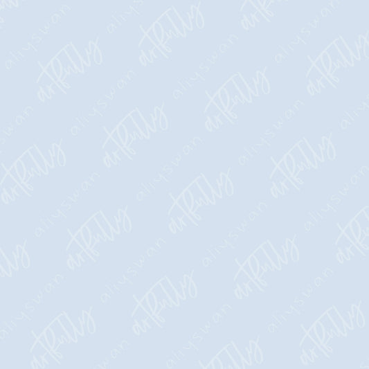 Aussie Dog Seamless File Coordinate - Light Blue Solid